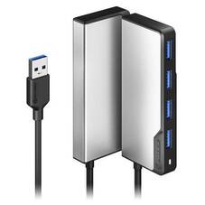 ALOGIC USB-A Fusion SWIFT 4-in-1 Hub 4 x USB-A (USB 3.0) Space G