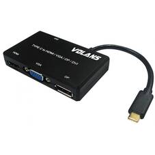 Volans USB-C to HDMI/VGA/DP/DVI Converter