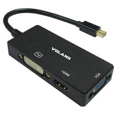 Volans Mini DisplayPort to HDMI / DVI / VGA Converter - Support 4K