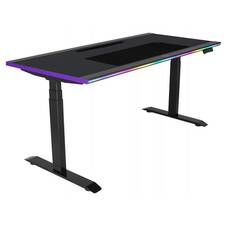 Cooler Master GD160 ARGB Gaming Desk, Black Purple