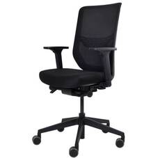 Ergotron WF Mesh Chair with 4D Armrest - Graphite Black