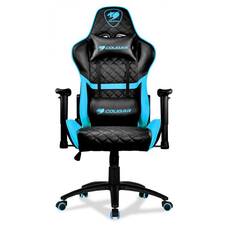Cougar Armor One Sky Blue Gaming Chair - Black/Sky Blue