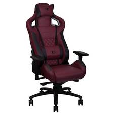 Thermaltake X FIT TT Premium Real Leather Gaming Chair - Burgundy Red