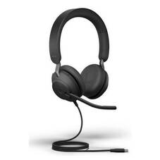 Jabra Evolve2 40 UC USB-C Stereo Headset - Black, 40mm Speaker Size