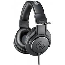 Audio-Technica ATH-M20X Professional Headphones - Black, 3.0M Cable