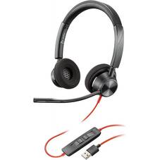 Poly Blackwire 3320 M Headset, Black, USB-A
