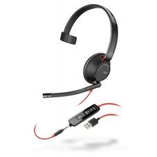 Poly Blackwire 5210 Monaural USB-A and 3.5mm Jack Headset