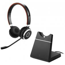 Jabra Evolve 65 MS Stereo Bluetooth Headset with Charging Stand