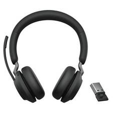 Jabra Evolve2 65 MS Stereo Wireless Headset, USB-A, Black