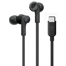 Belkin ROCKSTAR In-Ear Headphones with USB-C Connector - Black