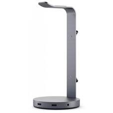 Satechi Aluminium USB Headphone Stand, Space Gray