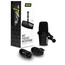 Shure Motiv MV7 XLR/USB Podcast Microphone - Black