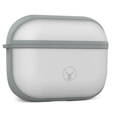 Bonelk Airpods Pro Edge Anti-Shock Dual Injected Case, Gray/Clear