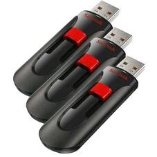 SanDisk SDCZ60 3x 16GB Cruzer Glide USB Flash Drive, Triple Pack