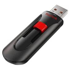 SanDisk 64GB Cruzer Glide USB 2.0 Flash Drive, Black