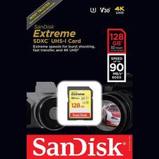 SanDisk SDSDXV5-128G-GNCIN 128GB Extreme SDXC Card
