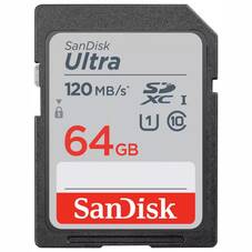 SanDisk Ultra 64GB SDXC UHS-I Class 10 U1 Memory Card