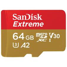 SanDisk Extreme microSDXC 64GB SD Card