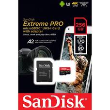 SanDisk Extreme Pro microSDXC 256GB SD Card
