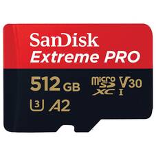 SanDisk Extreme Pro microSDXC 512GB SD Card