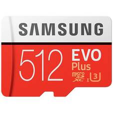 Samsung 512GB EVO Plus Class 10 Micro SDXC SD Card