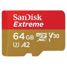 SanDisk SDSQXA2-064G-GN6GN 64GB Extreme microSDXC UHS-I, SD Card