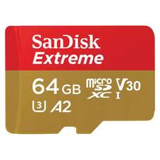 SanDisk SDSQXA2-064G-GN6AA Extreme 64GB Micro SDXC Card