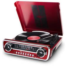 ION Mustang LP 4-in-1 Classic Car-Styled Music Center Turntable
