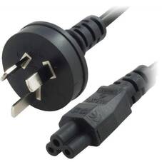 AU Power Cord Cable For Intel NUC, 3-Pin 0.5M AU IEC-C5, Black