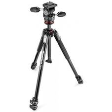 Manfrotto 190 MK190X3-3W1 Accurate Tripod with 804 3-Way Head