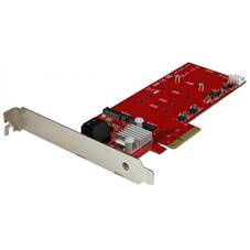 Startech PEXM2SAT3422 2x M.2 NGFF SSD RAID Controller Card